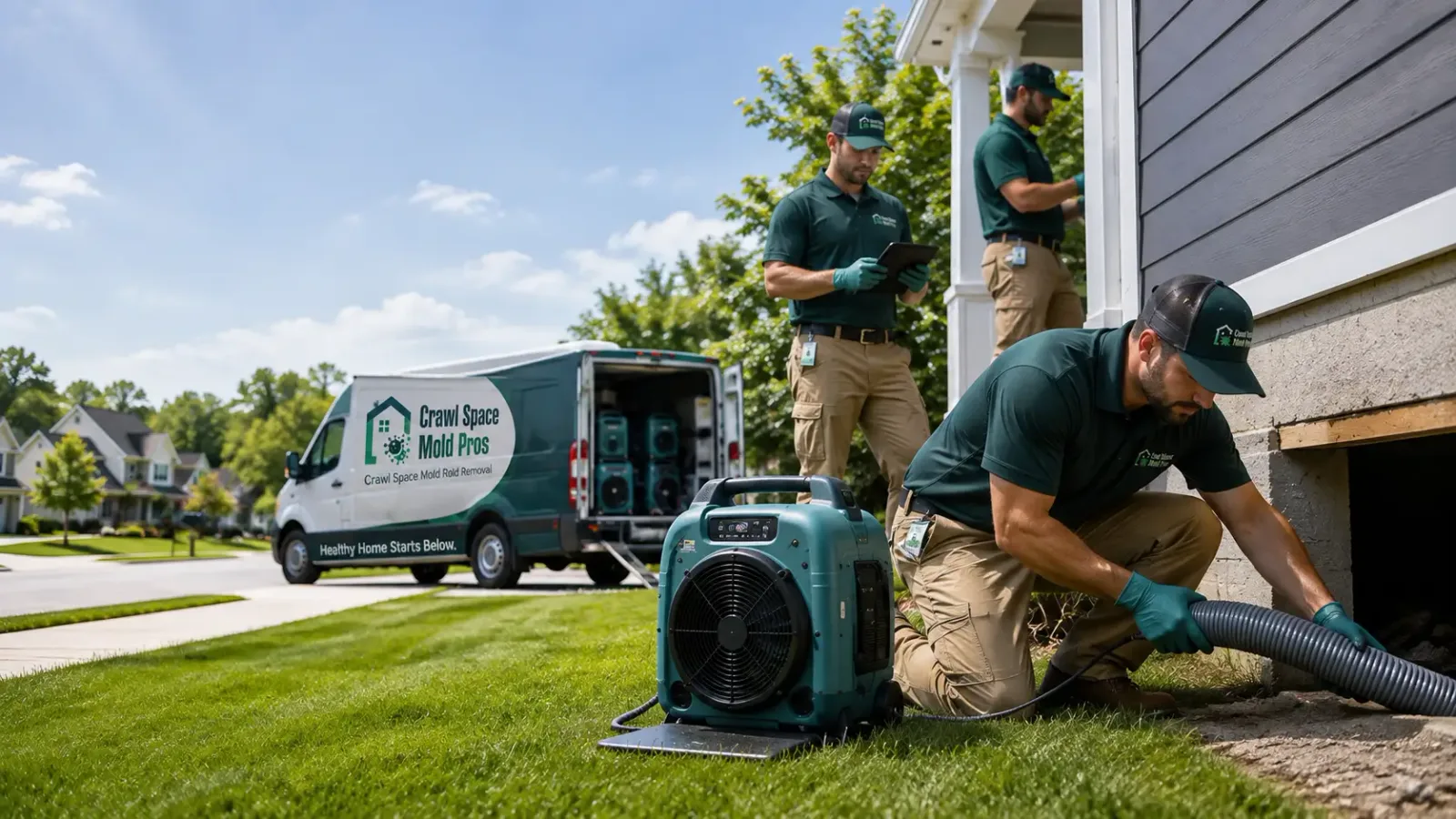 Crawl Space Mold Removal in Lenox Dale, MA